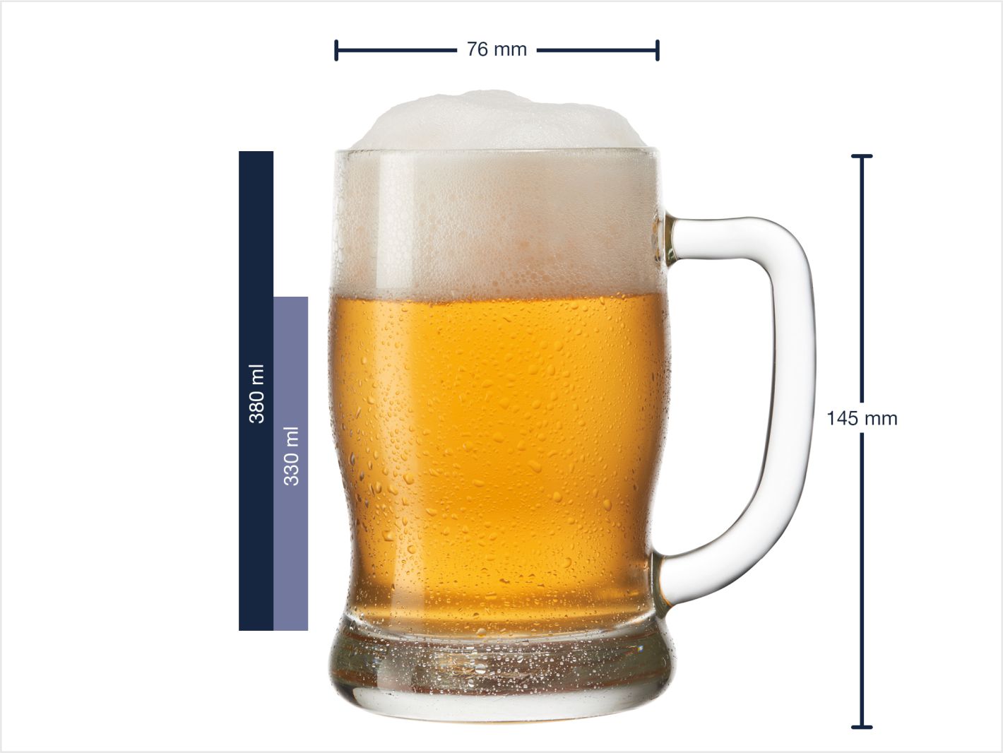 Bierseidel TAVERNA 330ml mit Gravur