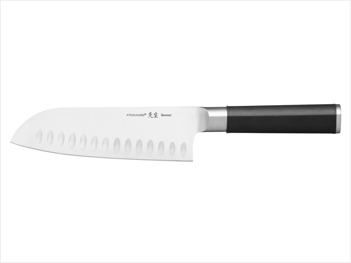 Fiskars Sensei Santokumesser mit Gravur