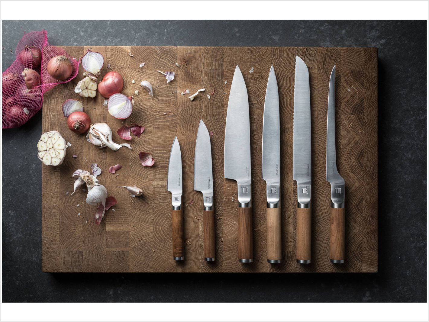 sechs Fiskars Norden Küchenmesser