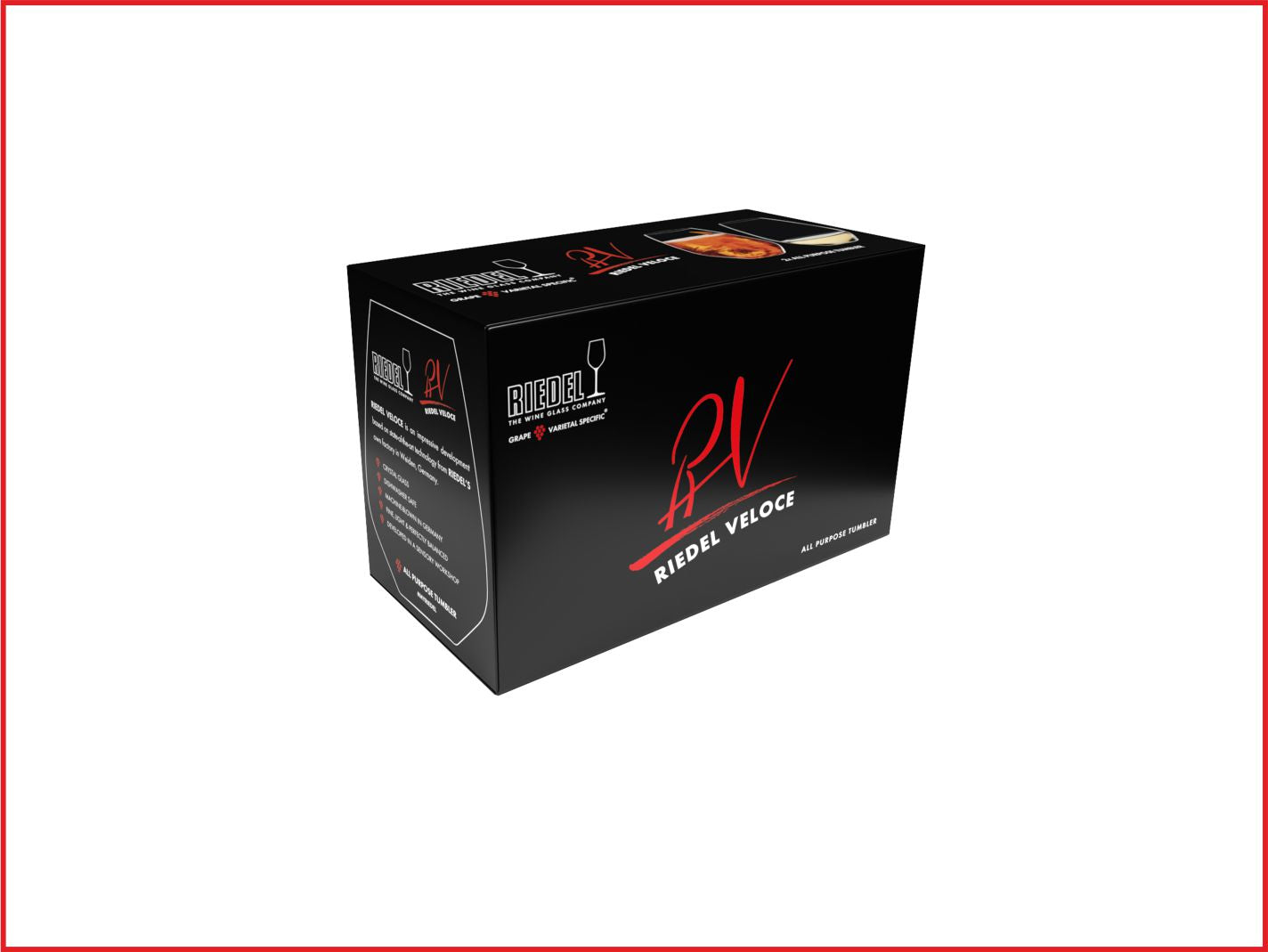 Besonderes RIEDEL Veloce Cocktailglas mit persönlicher Gravur