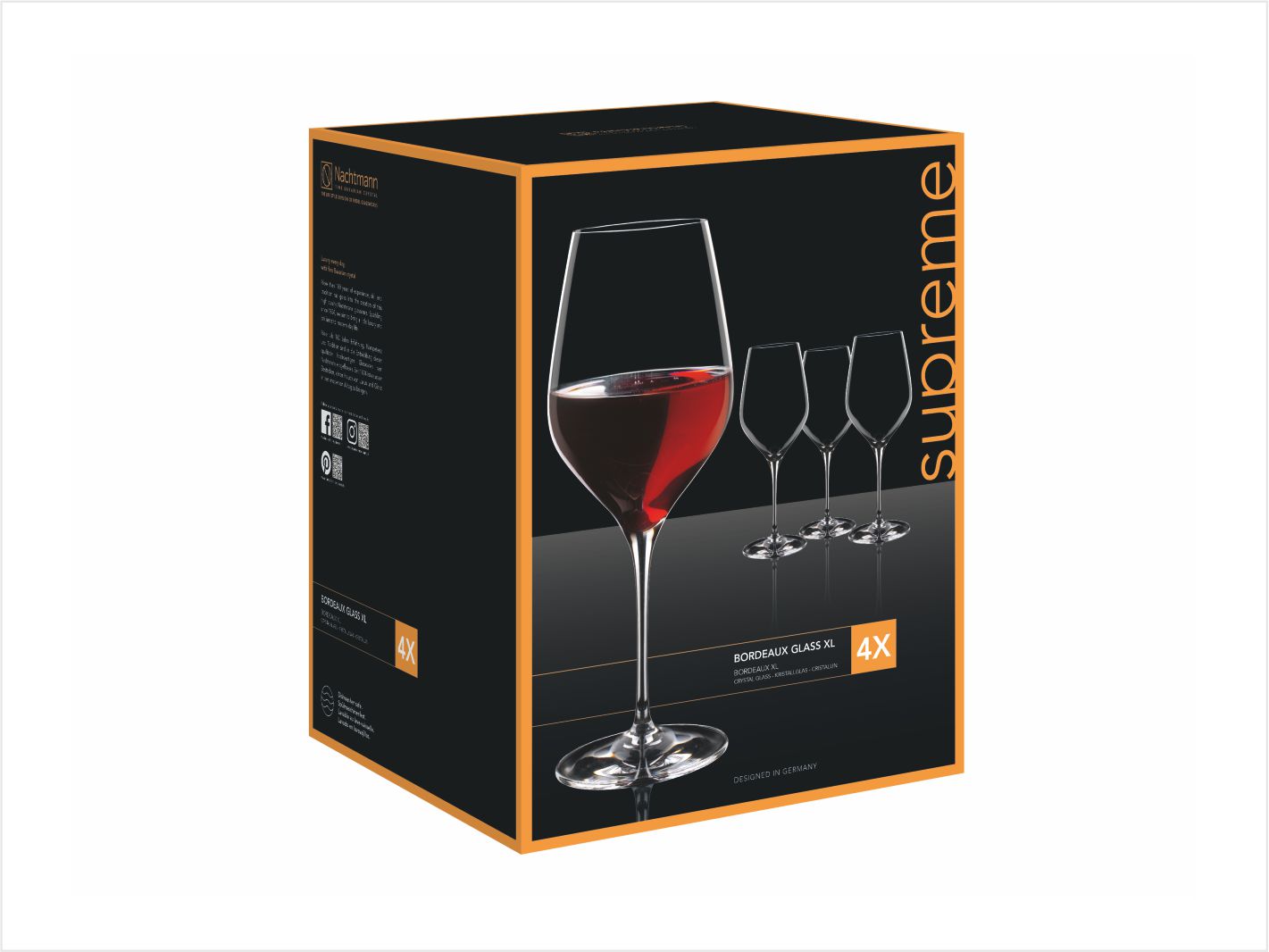 Personalisierte Bordeauxgläser als Weihnachtsgeschenk