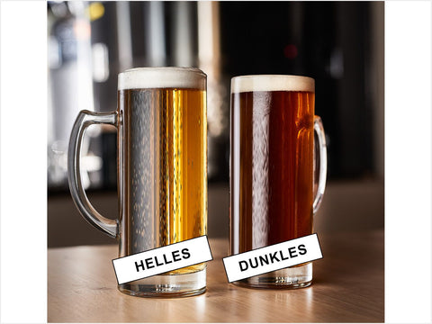 Zwei Bierseidel mit persönlicher Gravur von Rastal