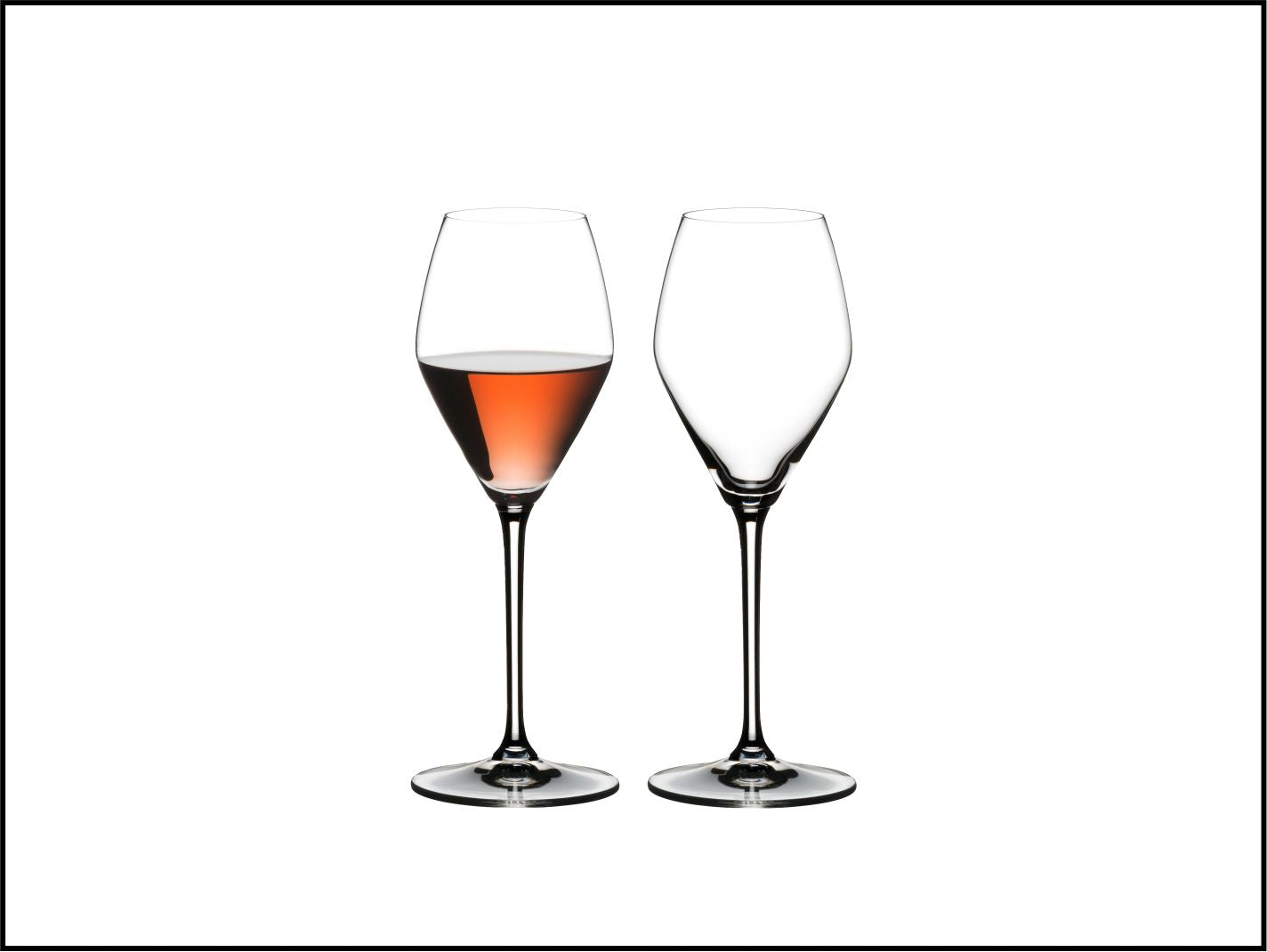 Riedel Rosé Champagner Weinglas mit Gravur