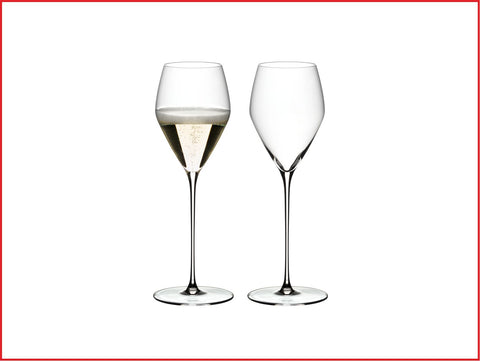 RIEDEL Veloce Champagner Weinglas mit Gravur 2er Set – Lasermanufaktur