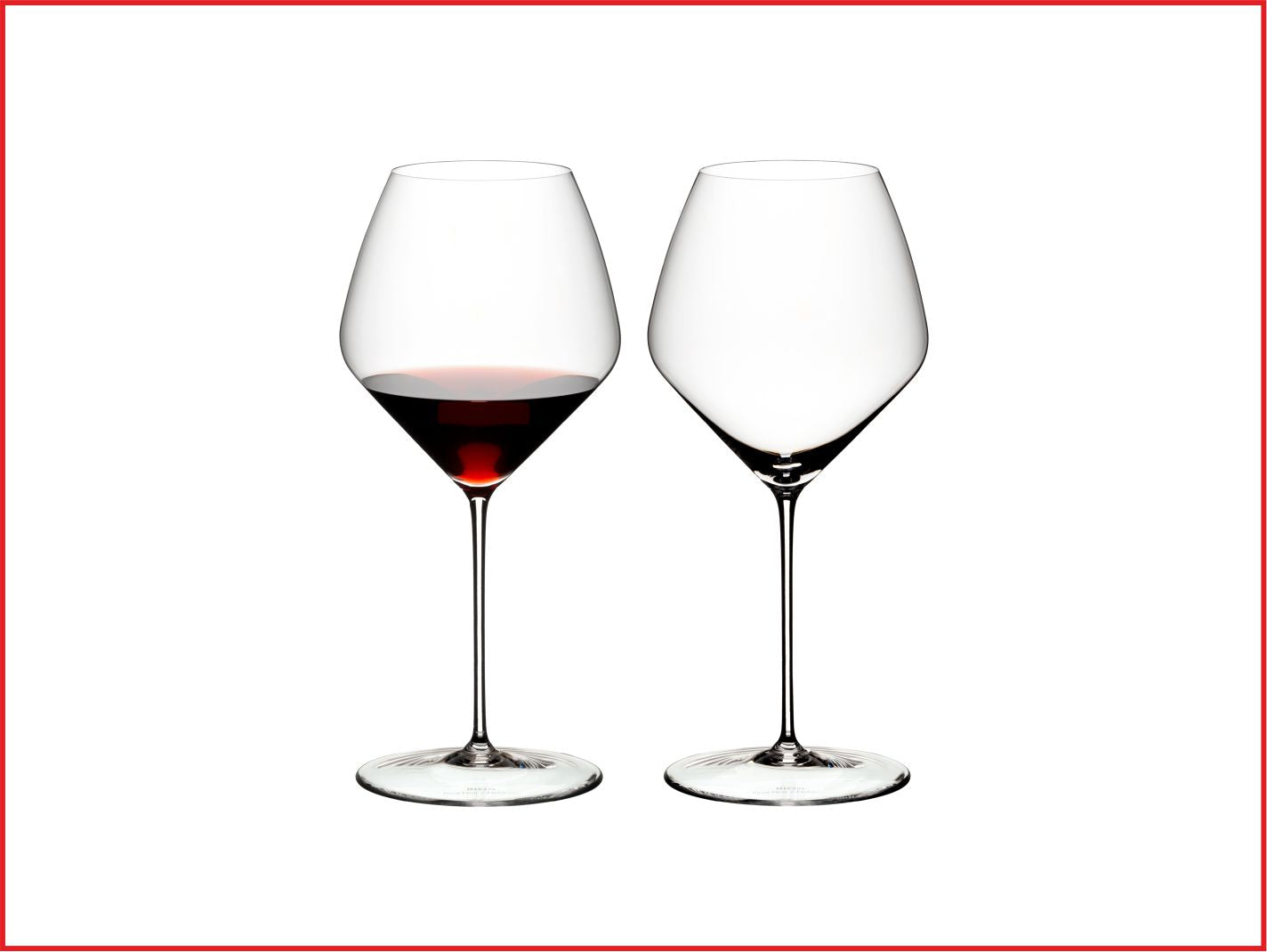Riedel Veloce Pinot Noir / Nebbiolo Weinglas mit Gravur 2er Set