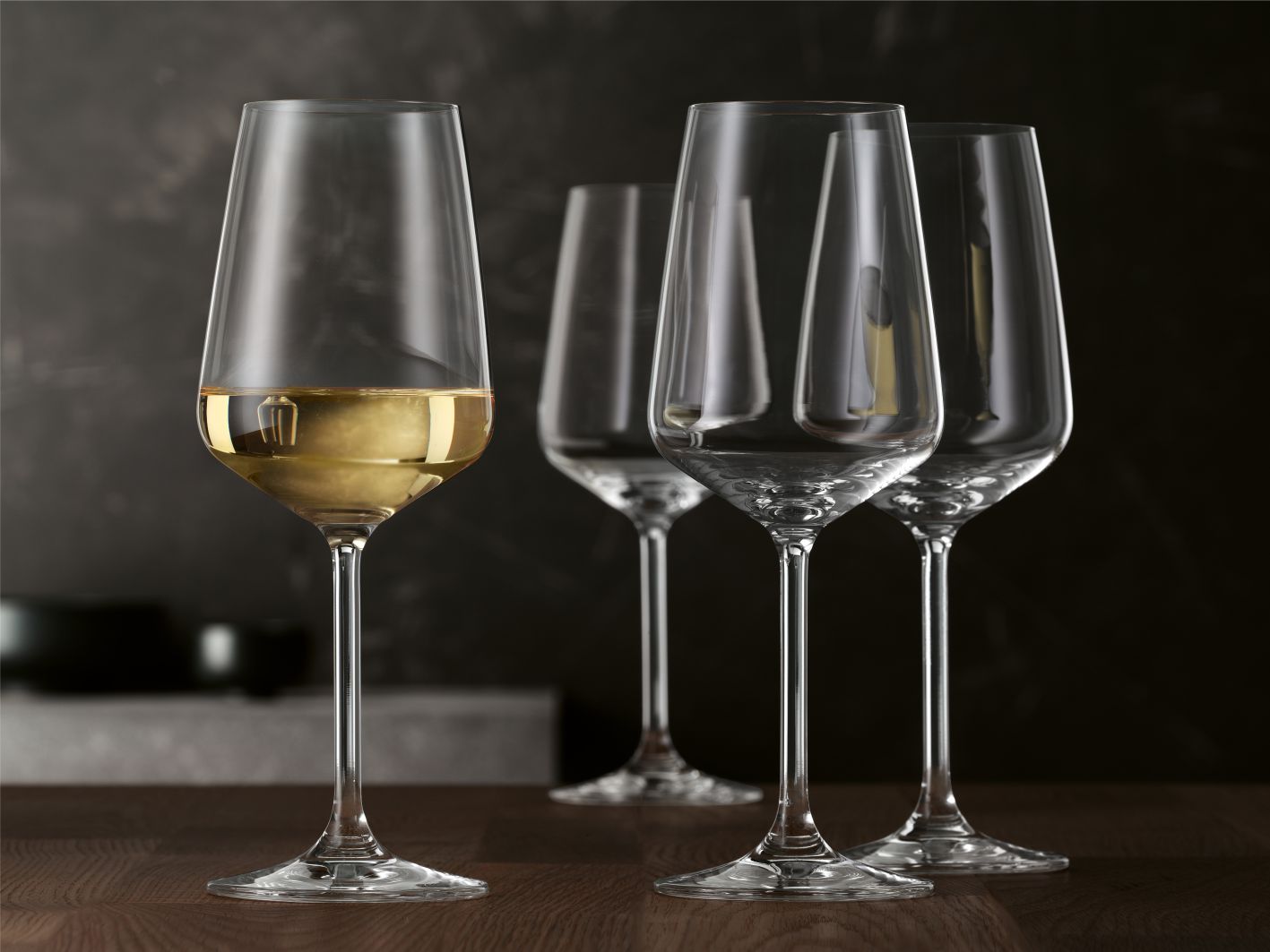 Spiegelau Weissweinglas mit Gravur zur Hochzeit