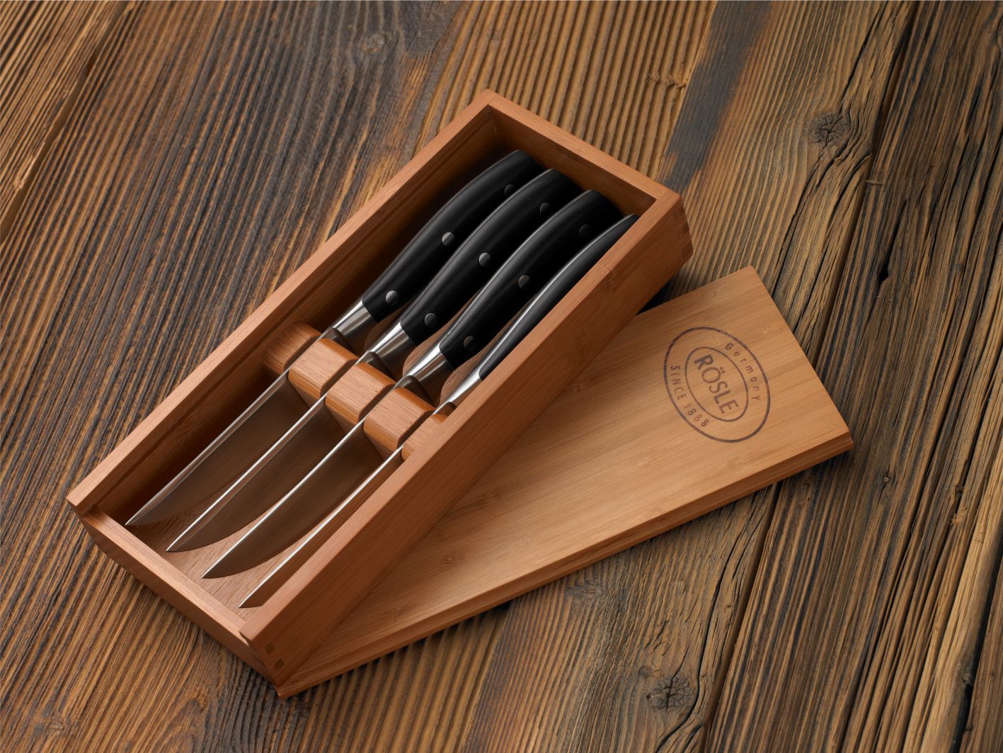Steakmesser Set 4tlg. mit Gravur