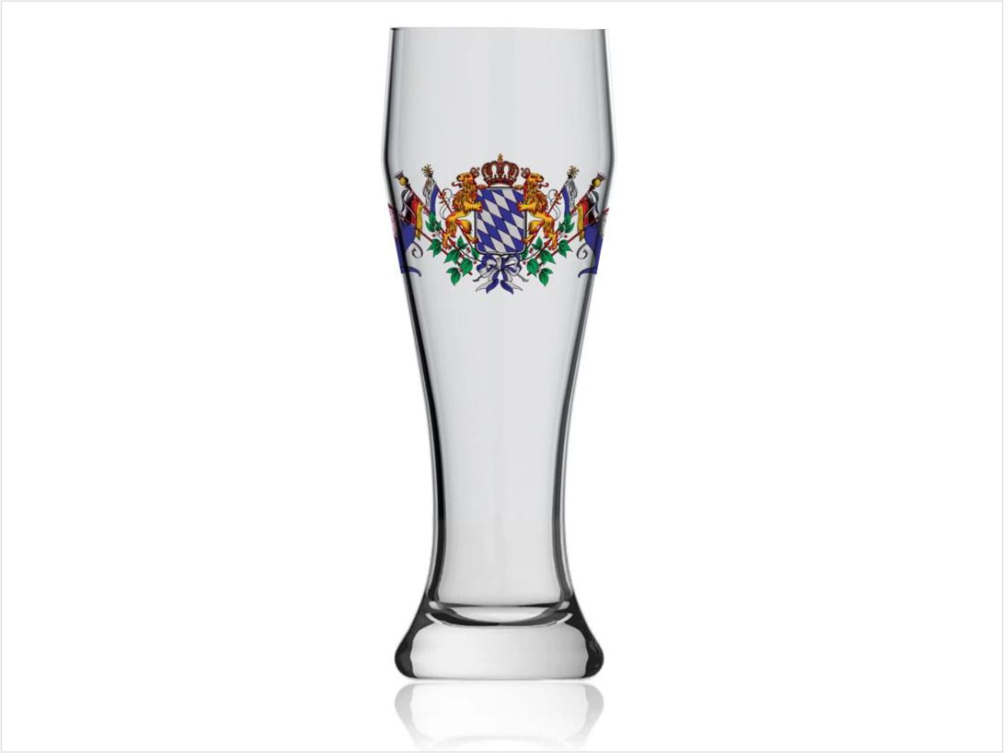 Rastal Weizenbierglas mit aufgedrucktem Bayern Wappen